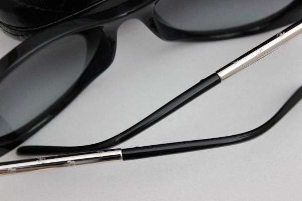 Chanel Model 6037 Polarized Sunglasses Black & Silver #3