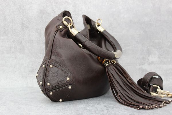 Gucci Brown Leather Medium INDY Bag #2