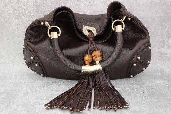 Gucci Brown Leather Medium INDY Bag #14