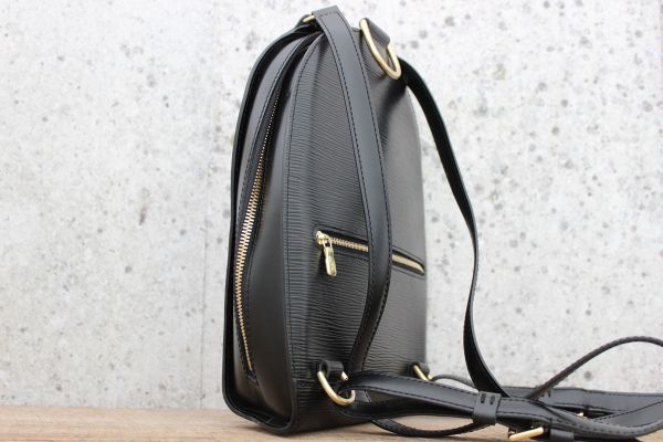 Louis Vuitton Black Epi Leather Mabillon Backpack #4