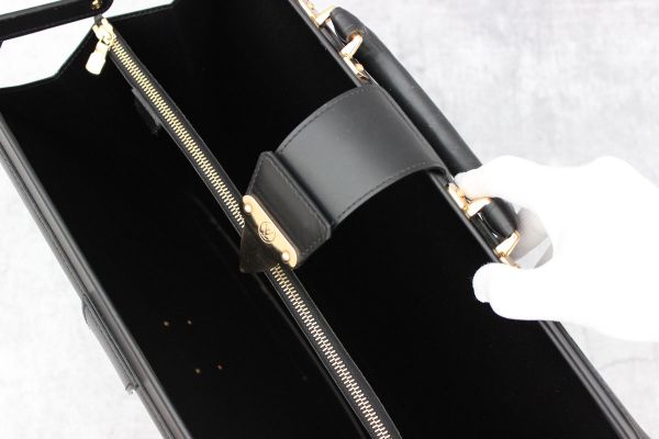 Louis Vuitton Black Epi Leather Serviette Fermoir Briefcase #13