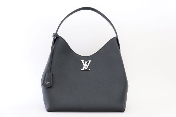 Louis Vuitton Black Calfskin Lockme Hobo
