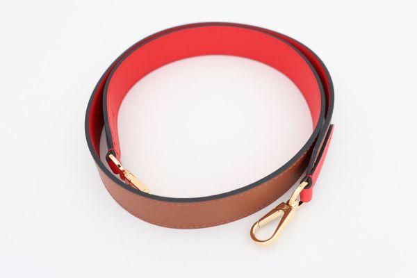 Louis Vuitton Caramel and Red Bandouliere Shoulder Strap #2