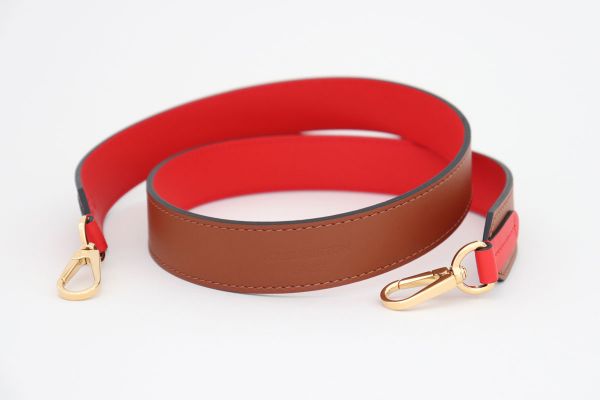 Louis Vuitton Caramel and Red Bandouliere Shoulder Strap #4