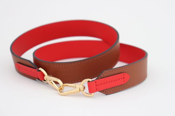 Louis Vuitton Caramel and Red Bandouliere Shoulder Strap #6