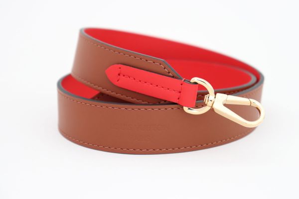 Louis Vuitton Caramel and Red Bandouliere Shoulder Strap