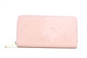Louis Vuitton Monogram Vernis Zippy Wallet Pink