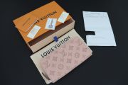 Louis Vuitton Monogram Mahina Zippy Wallet Magnolia Pink NM