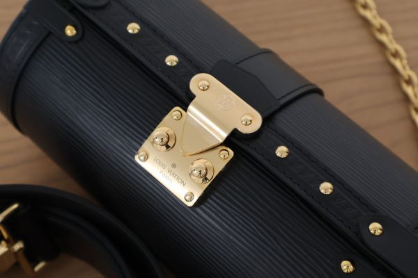 Louis Vuitton Black Epi Papillon Trunk Bag #11