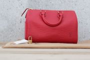 Louis Vuitton Red Epi Leather SPEEDY 25