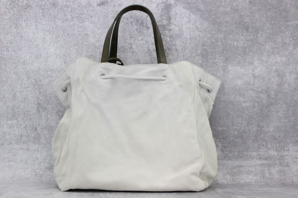 Balenciaga Beige Suede Drawstring Bag #4