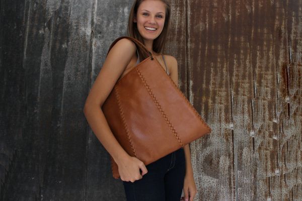 Bottega Veneta Limited Edition Brown Leather XL Shoulder Bag #2