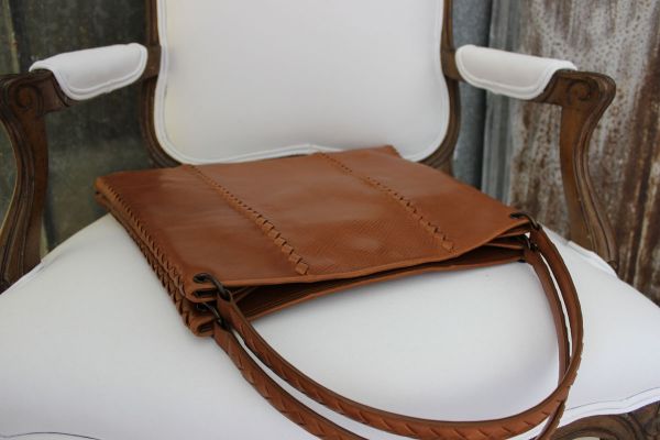 Bottega Veneta Limited Edition Brown Leather XL Shoulder Bag #6