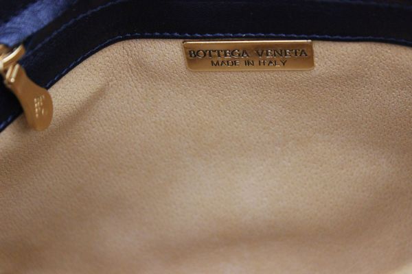 Bottega Veneta Navy Nappa Intrecciato Crossbody Bag #10
