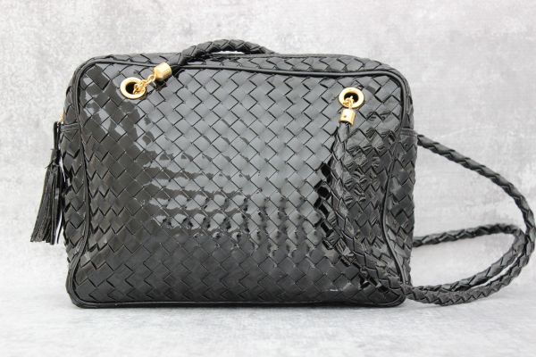 Bottega Veneta Patent Leather Shoulder Bag #2