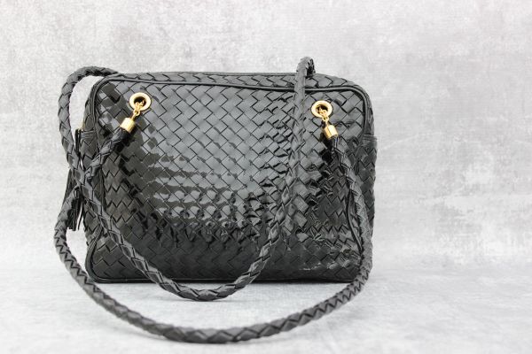 Bottega Veneta Patent Leather Shoulder Bag