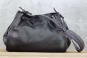 Bottega Veneta Purple Iridescent Leather Crossbody Bag