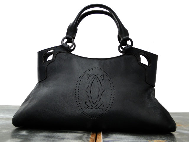 Cartier Black Leather MARCELLO Bag