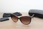 Chanel 5225 Q Tortoise & Leather CC Sunglasses
