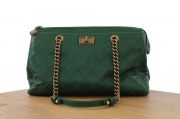 Chanel Green Leather Cosmos Tote