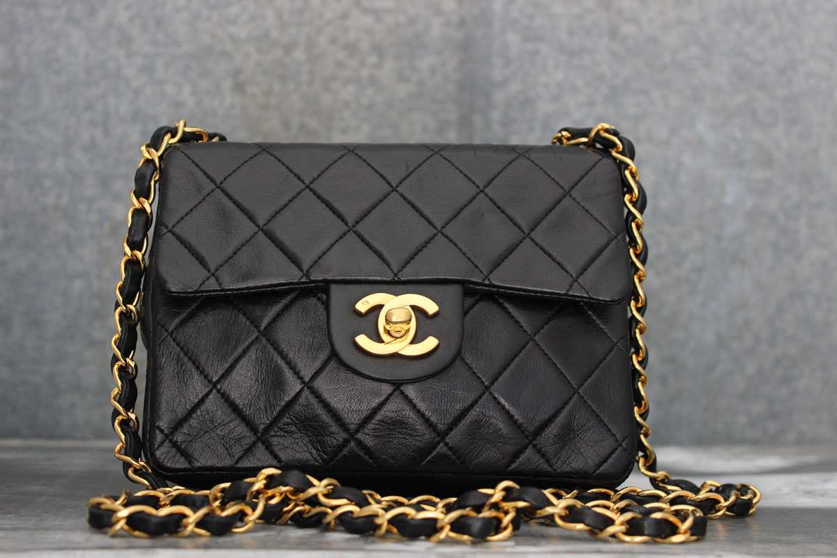 Túi Chanel Classic Flap Bag Mini Brown nâu