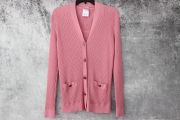 Chanel Pink Cotton Twinset 36