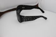 Chanel Black Swarovski Crystal CC Sunglasses 5134B