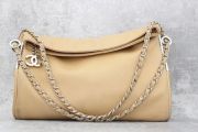 Chanel Beige Lambskin Ultimate Soft Shoulder Bag
