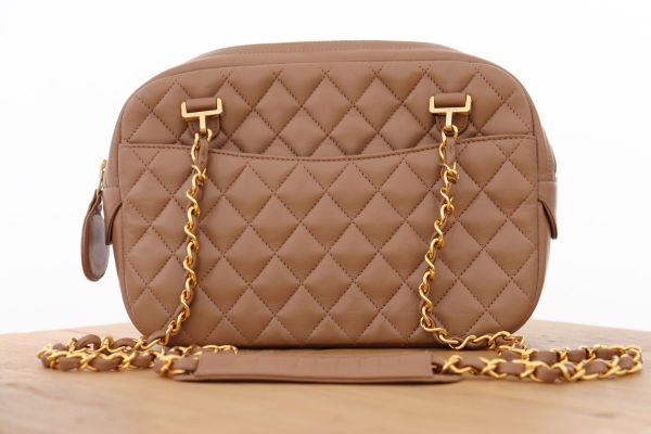 Chanel Vintage Lambskin Quilted Camera Bag #3