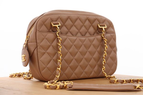 Chanel Vintage Lambskin Quilted Camera Bag #4
