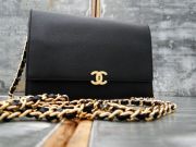 Chanel Vintage WOC Wallet On Chain Black Caviar