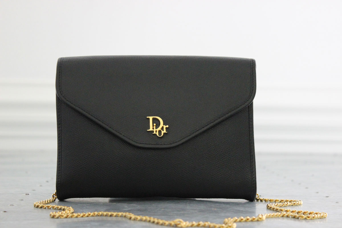 dior vintage bag black