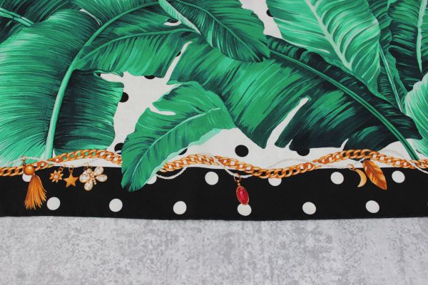 Dolce & Gabbana Banana Leaf Print Scarf #3