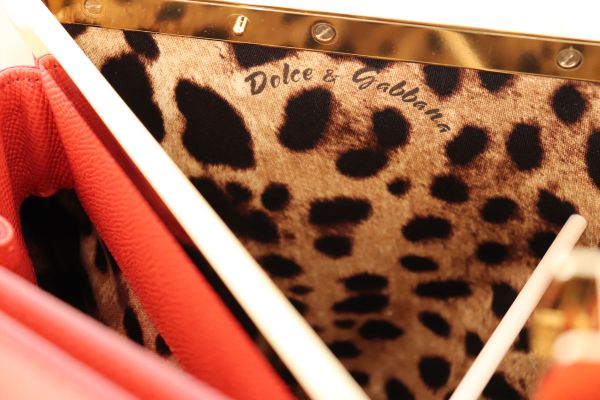 Dolce & Gabbana Orange Leather Miss Sofia Tote #12