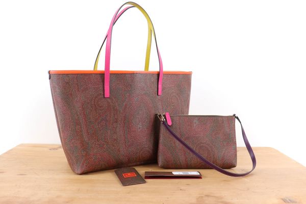 ETRO Paisley Shopper With Zippered Pouch