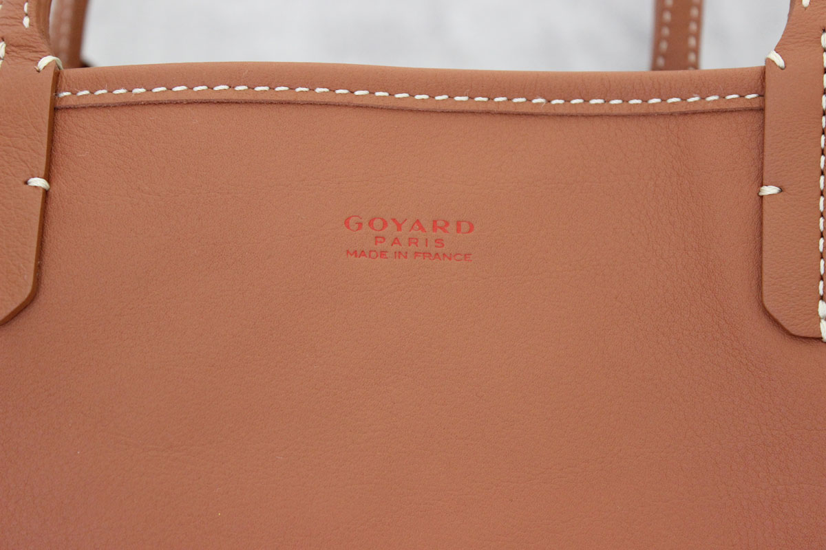 Authentic Goyard ANJOU PM Reversible Canvas/Leather Tote Bag