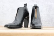 Gucci Black Leather Ankle Boots 8