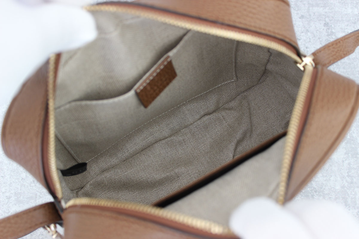 Gucci Bree Original GG Canvas Mini Messenger Bag at Jill's Consignment