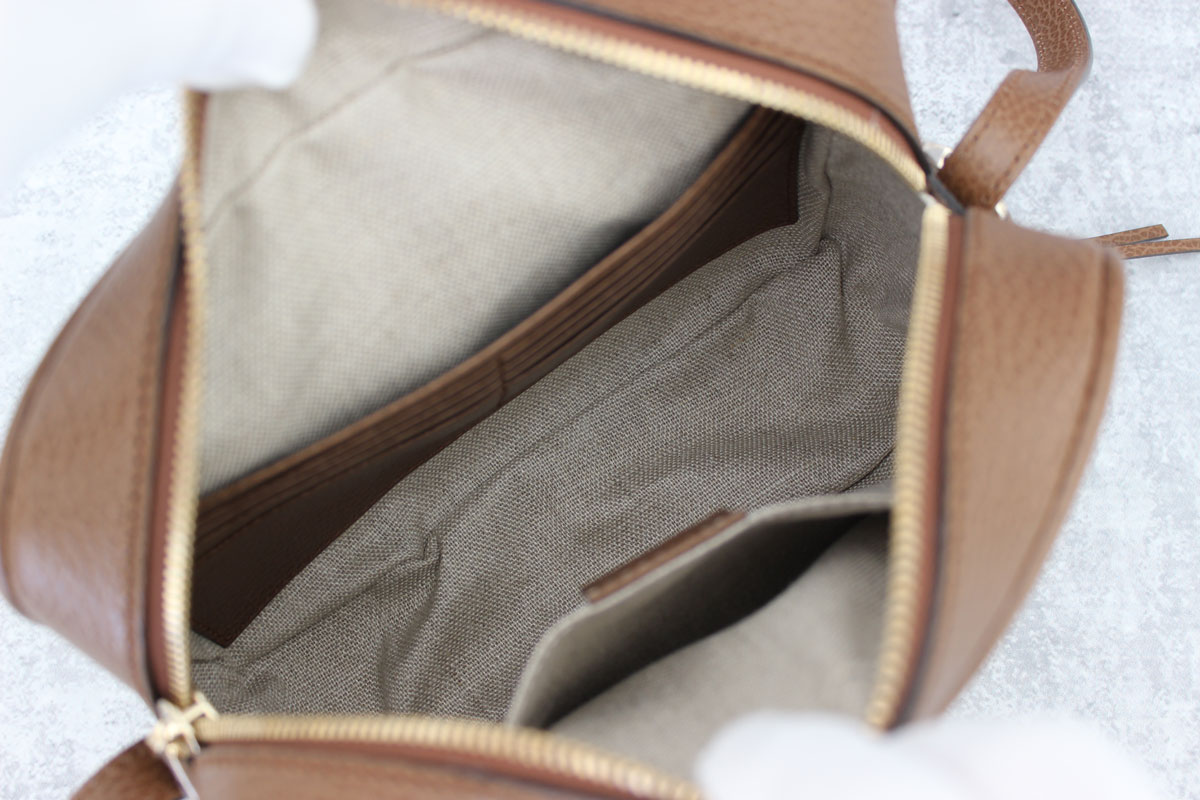 Gucci Bree Original GG Canvas Mini Messenger Bag at Jill's Consignment