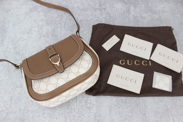 Gucci Nice GG Supreme Canvas Shoulder Bag #11