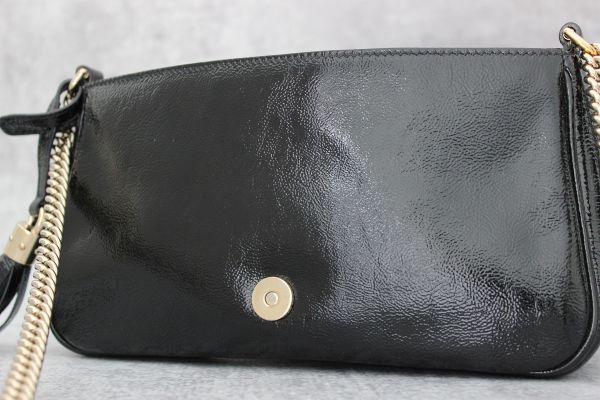 Gucci Patent Leather Soho Shoulder Bag #6