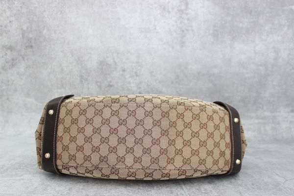 Gucci Beige Ebony GG Canvas Pelham Shoulder Bag #5