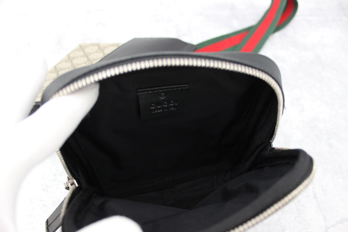Gucci Two Pouch GG Supreme Belt Bag at Jill's Consignment