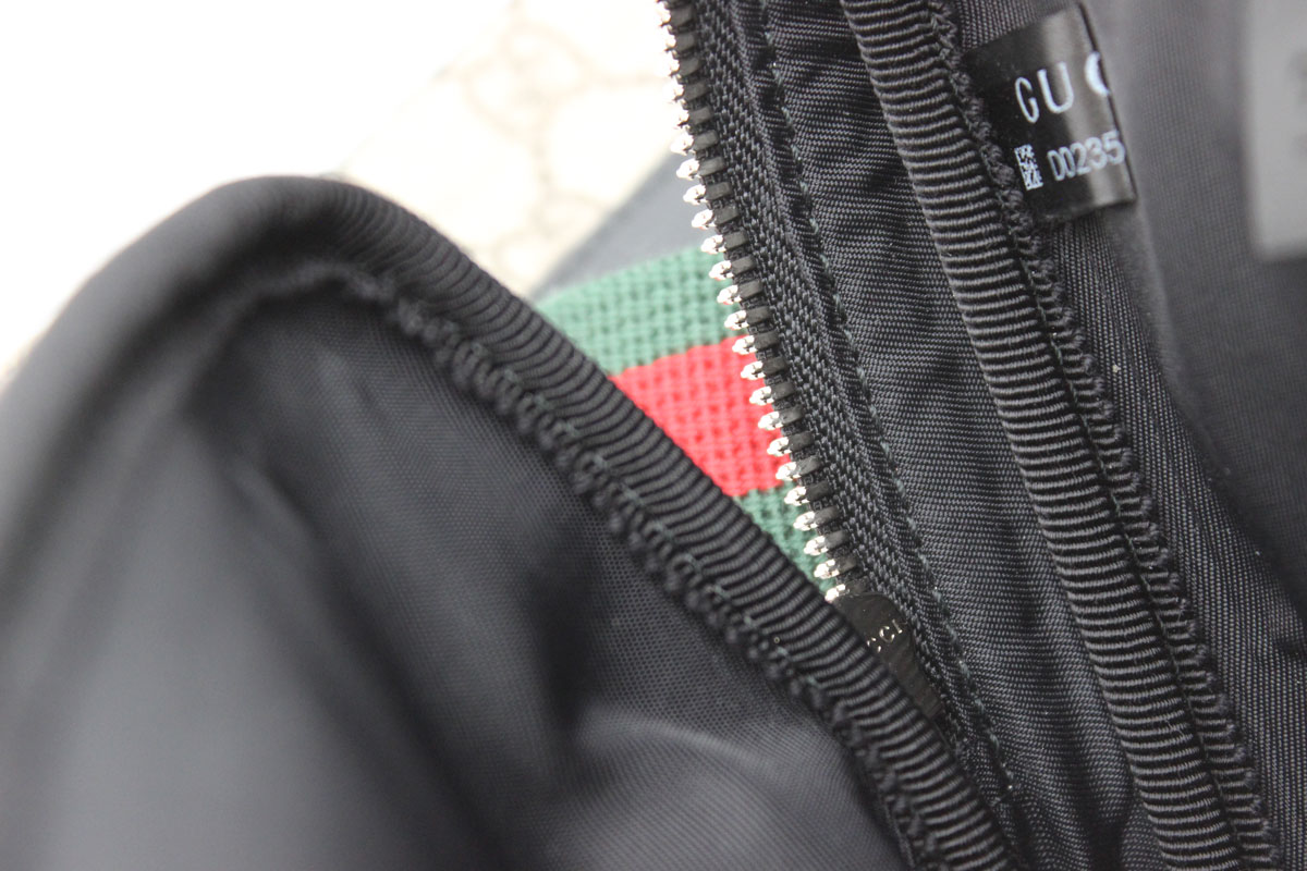 Gucci Two Pouch GG Supreme Belt Bag at Jill's Consignment