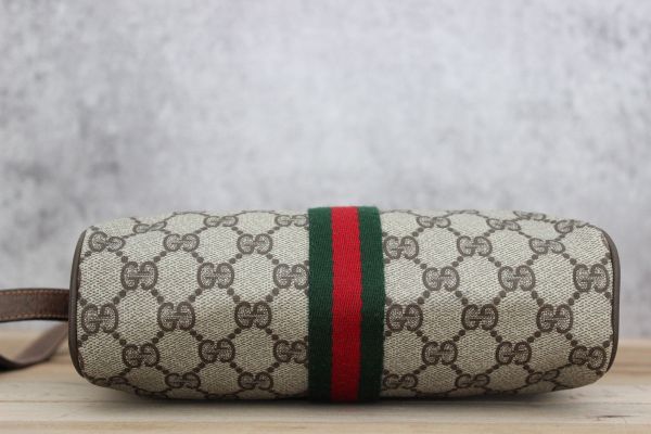 Gucci Vintage & New Brown Monogram Barrel Bag #3