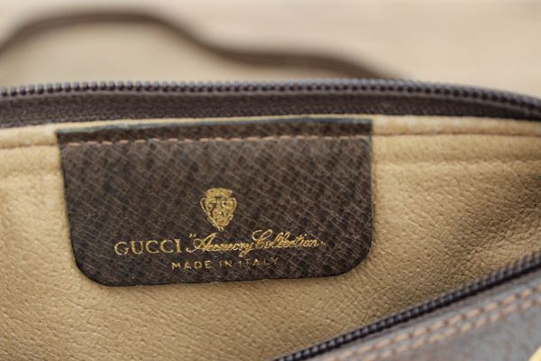 Gucci Vintage & New Brown Monogram Barrel Bag #8