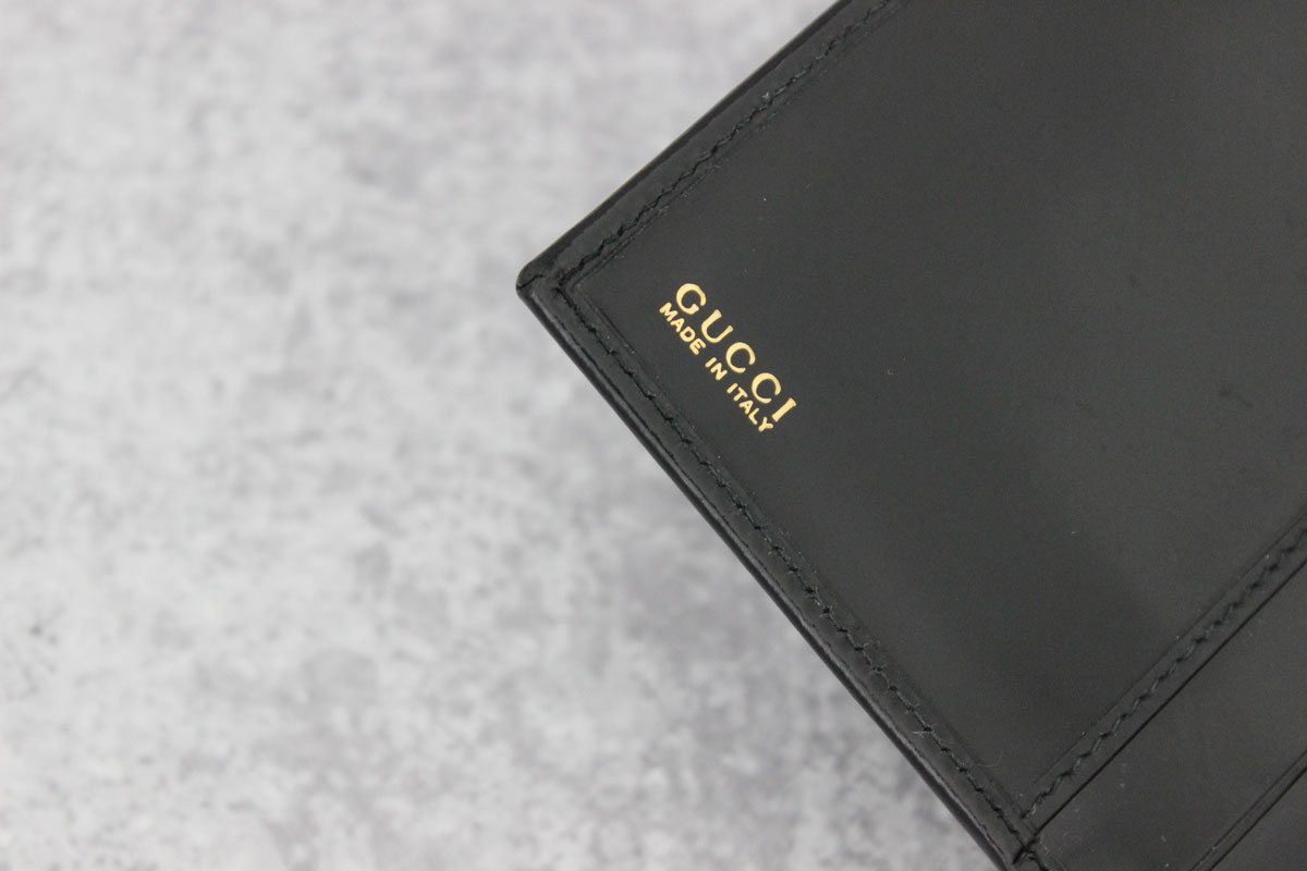 Gucci Black Calfskin Vintage Wallet at 