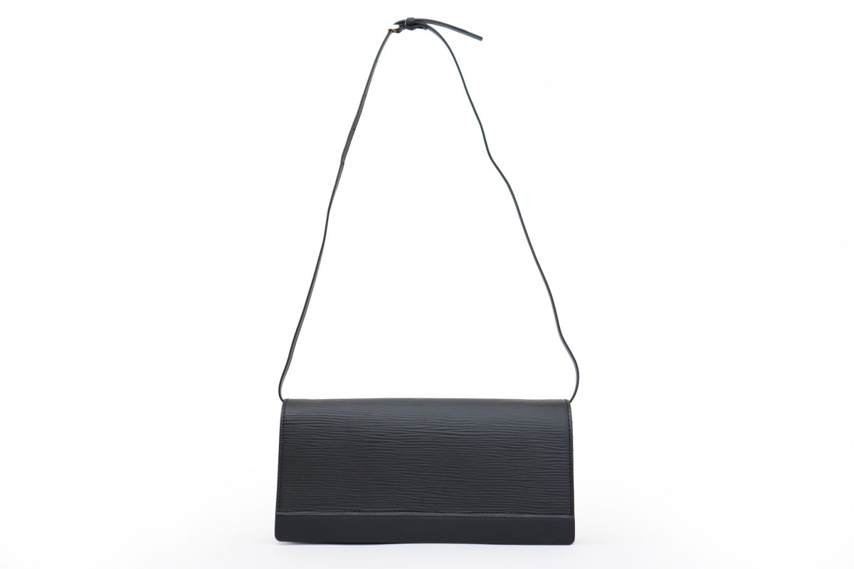Louis Vuitton Black Epi Leather Honfleur Clutch at Jill's Consignment