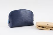 Louis Vuitton Blue Epi Leather Cosmetic Pouch