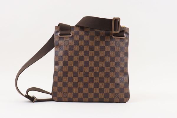 Louis Vuitton Damier Ebene Brooklyn Pochette Plate Bag #2